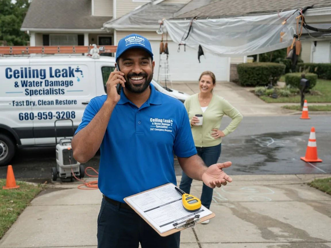 Ceiling Leak Cleanup Meadow Creek, WV FAQs